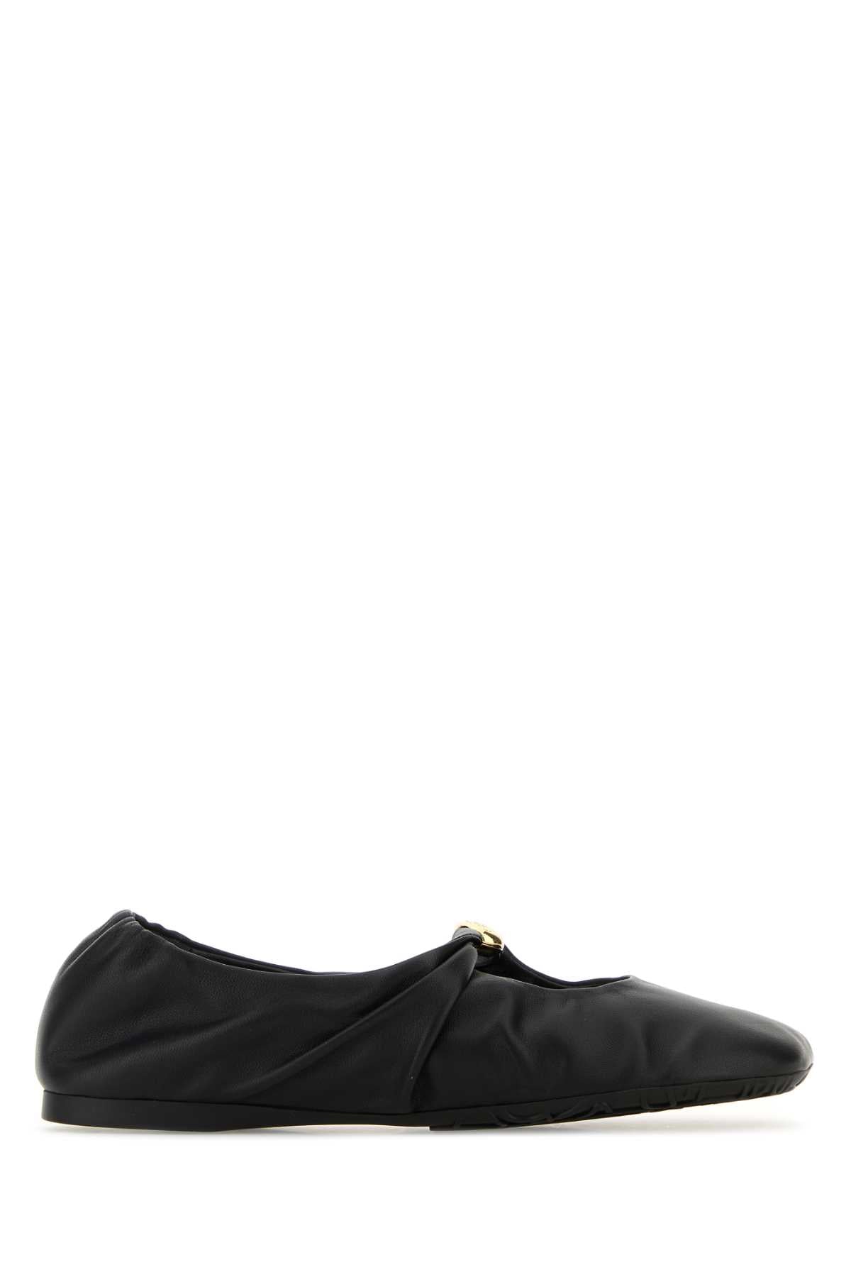 LOEWE PEBBLE SOFT BALLERINA For Women Exterior: 100% Lamb Interior: 100% Leather Sole: Rubber