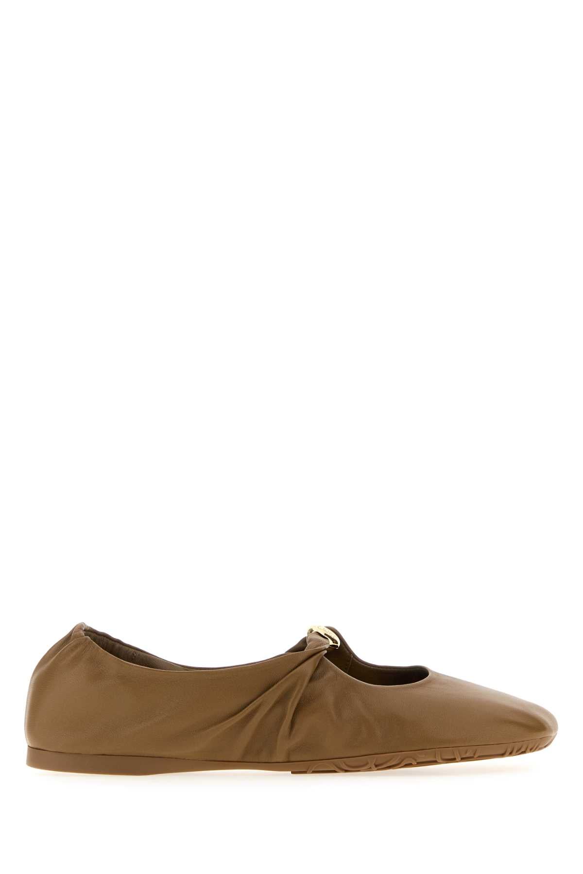 LOEWE PEBBLE SOFT BALLERINA For Women Exterior: 100% Lamb Interior: 100% Leather Sole: Rubber