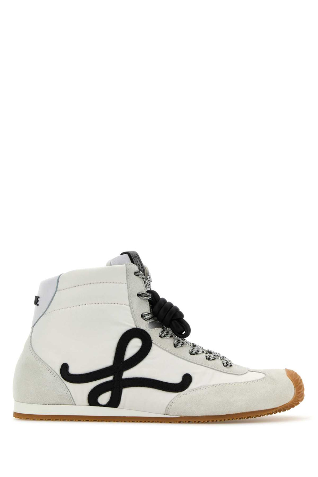 LOEWE BALLET RUNNER 2.0 HIGH TOP For Women Exterior: 100% Nylon 100% Calf Interior: 100% Fabric Sole: Rubber