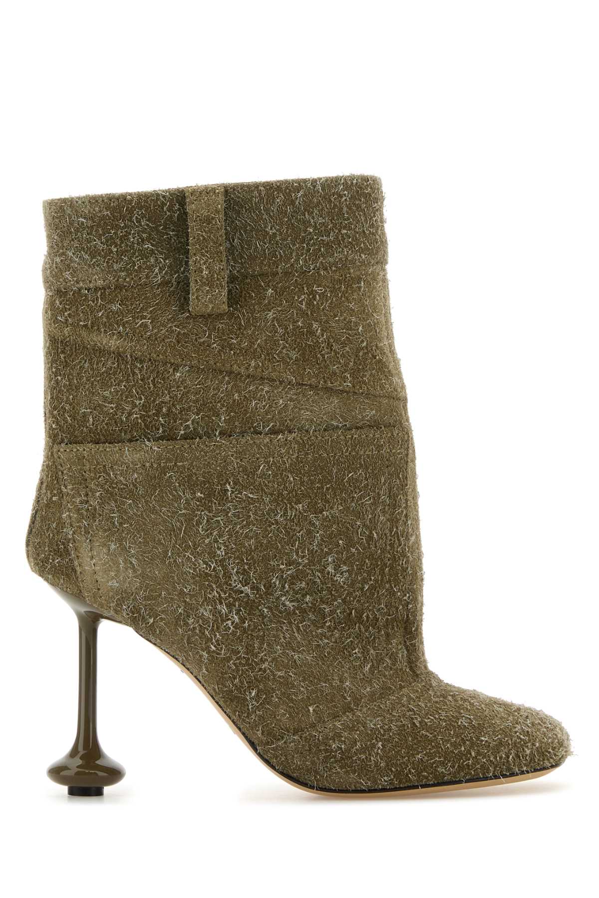 LOEWE TOY PANTA ANKLE BOOT 90 For Women Exterior: 100% Suede Interior: 100% Leather Sole: Leather
