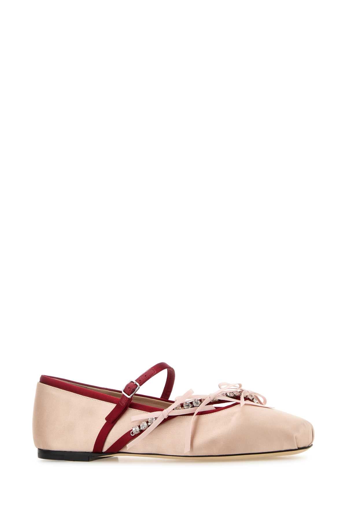 JIMMY CHOO LOLI BALLERINA For Women Exterior: 100% Fabric Lining: 100% Leather Sole: Leather