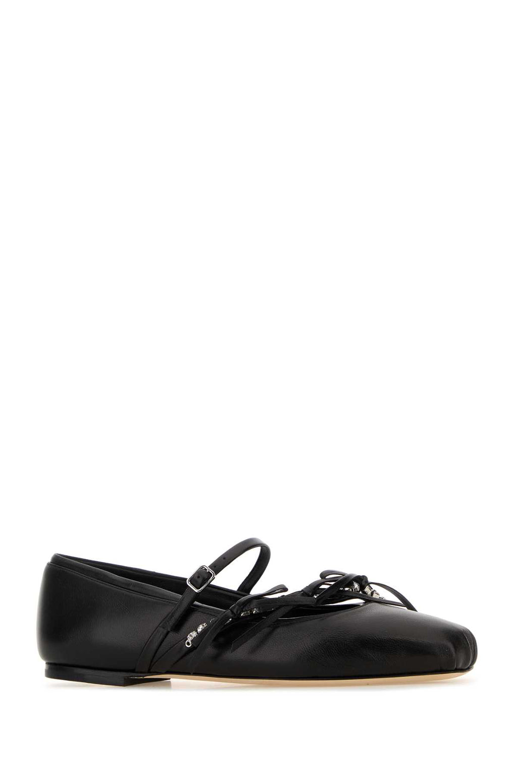 JIMMY CHOO LOLI BALLERINA For Women Exterior: 100% Leather Interior: 100% Leather Sole: Leather