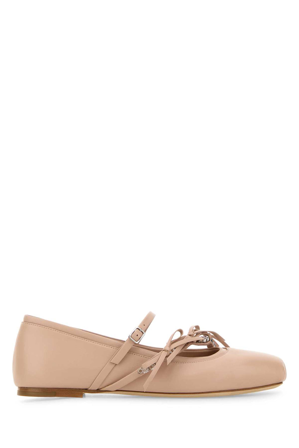 JIMMY CHOO LOLI BALLERINA For Women Exterior: 100% Leather Interior: 100% Leather Sole: Leather