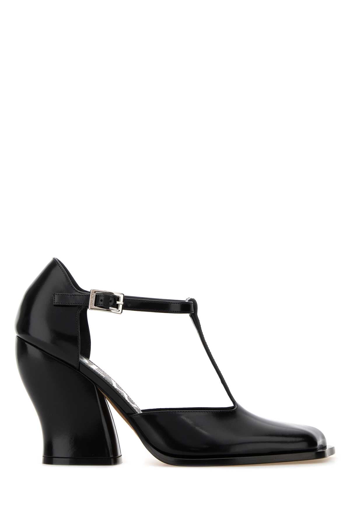 LOEWE ONDA T-BAR PUMP 90 For Women Exterior: 100% Calf Interior: 100% Leather Sole: Leather