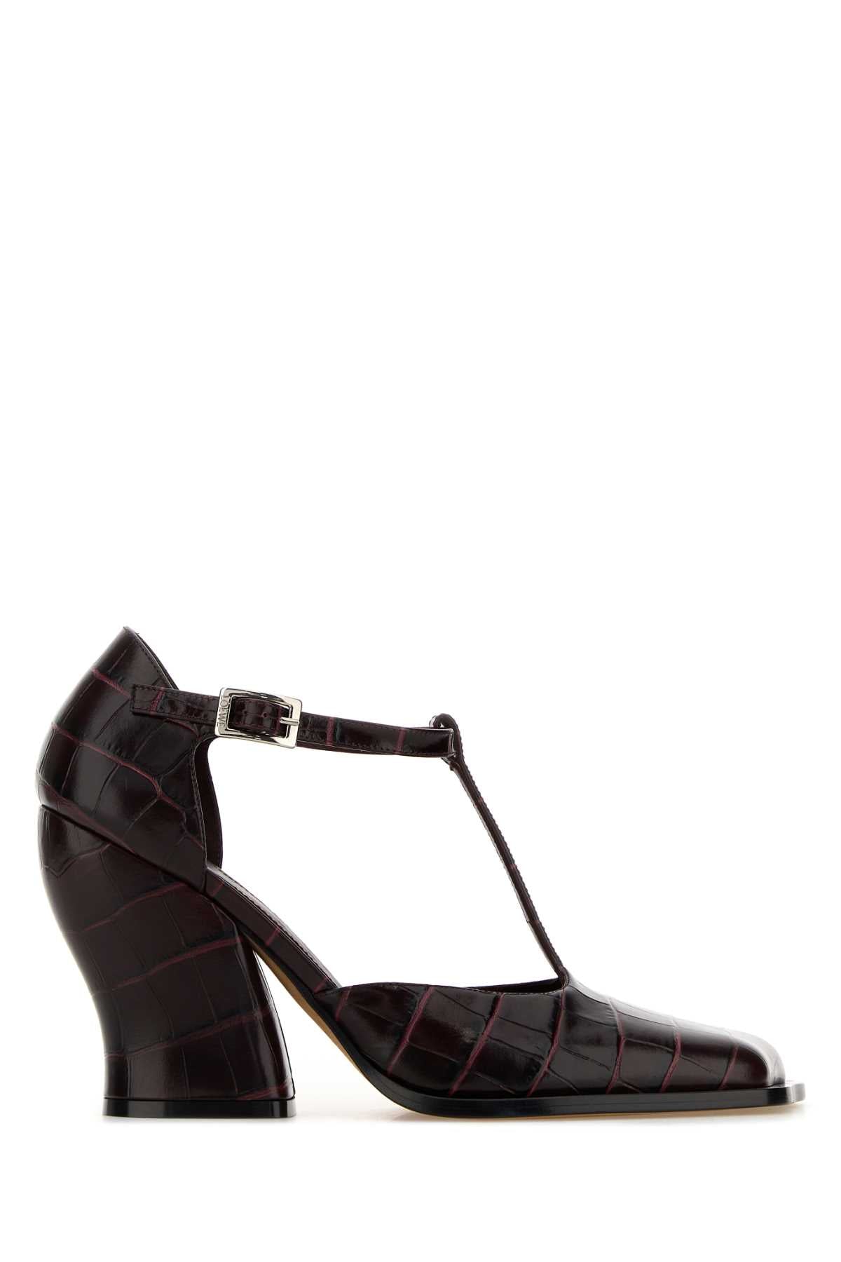 LOEWE ONDA T-BAR PUMP 90 For Women Exterior: 100% Calf Interior: 100% Leather Sole: Leather
