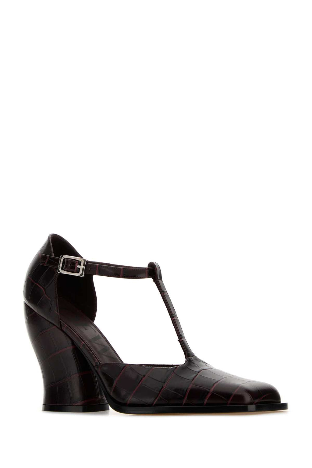 LOEWE ONDA T-BAR PUMP 90 For Women Exterior: 100% Calf Interior: 100% Leather Sole: Leather