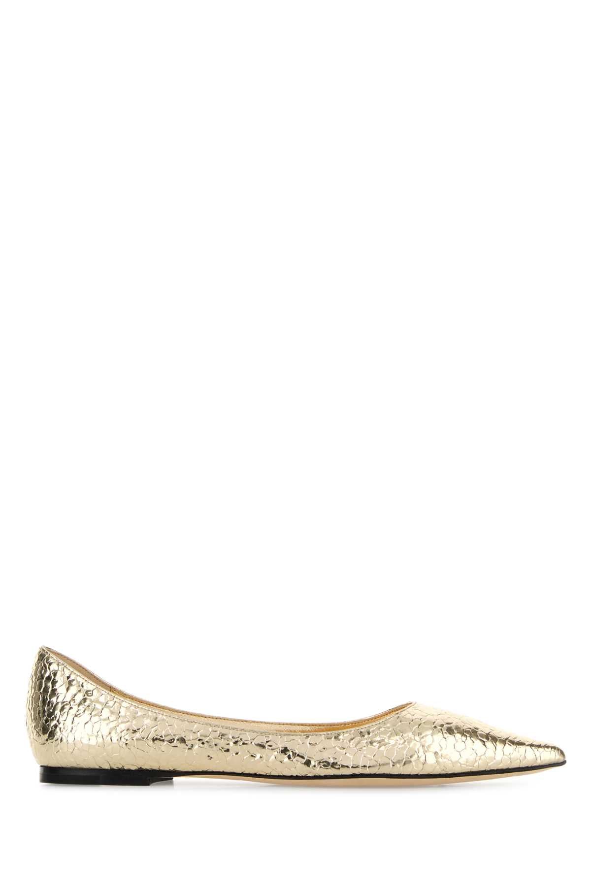 JIMMY CHOO LOVE FLAT For Women Exterior: 100% Fabric Interior: 100% Leather Sole: Leather