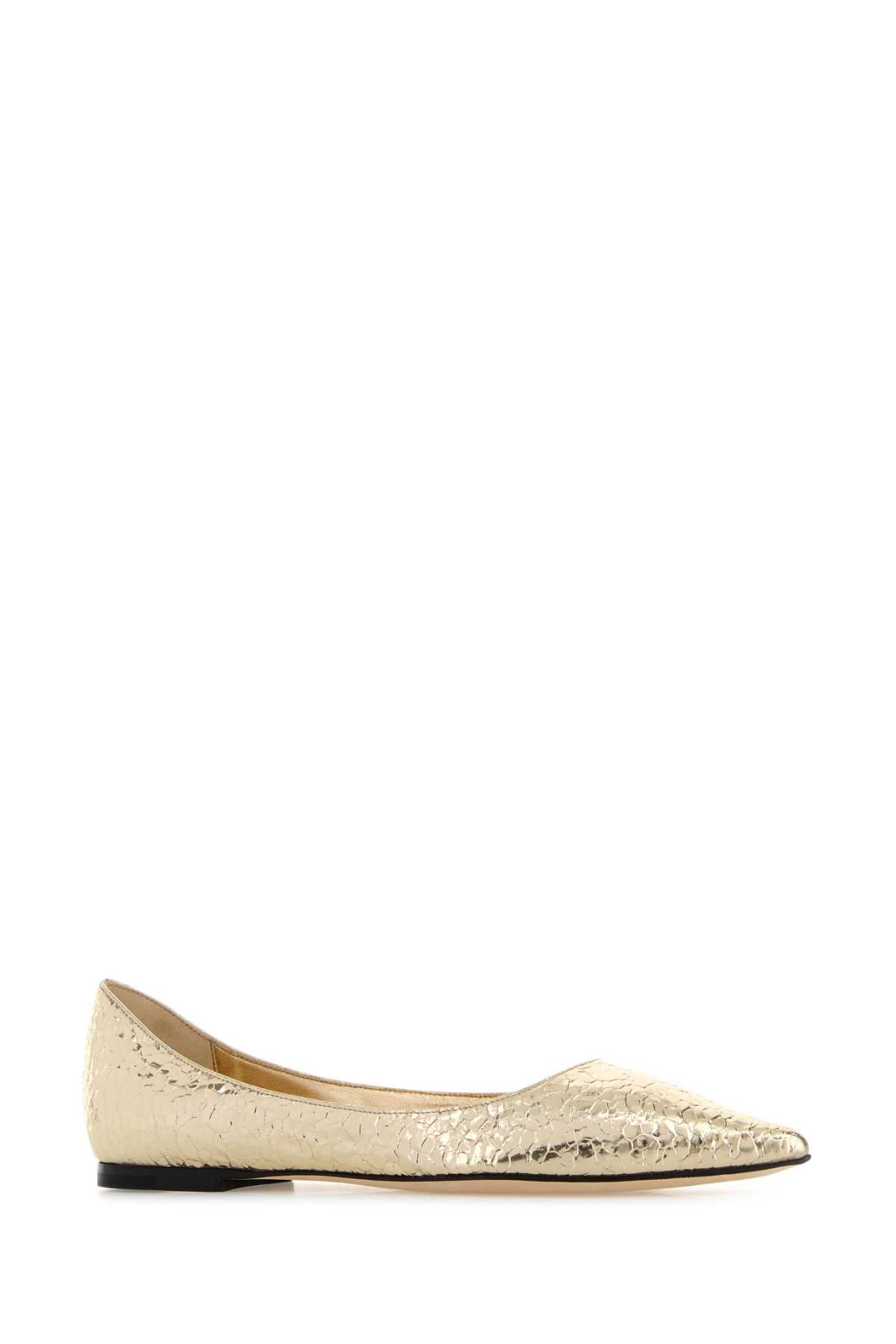 JIMMY CHOO LOVE FLAT For Women Exterior: 100% Fabric Interior: 100% Leather Sole: Leather