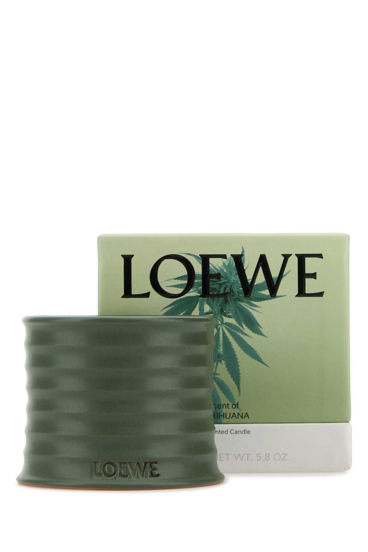 LOEWE LOEWE SCENT OF MARIHUANA CANDLE For UNISEX Exterior: 100% Terracotta Olfactory family: Aromatic