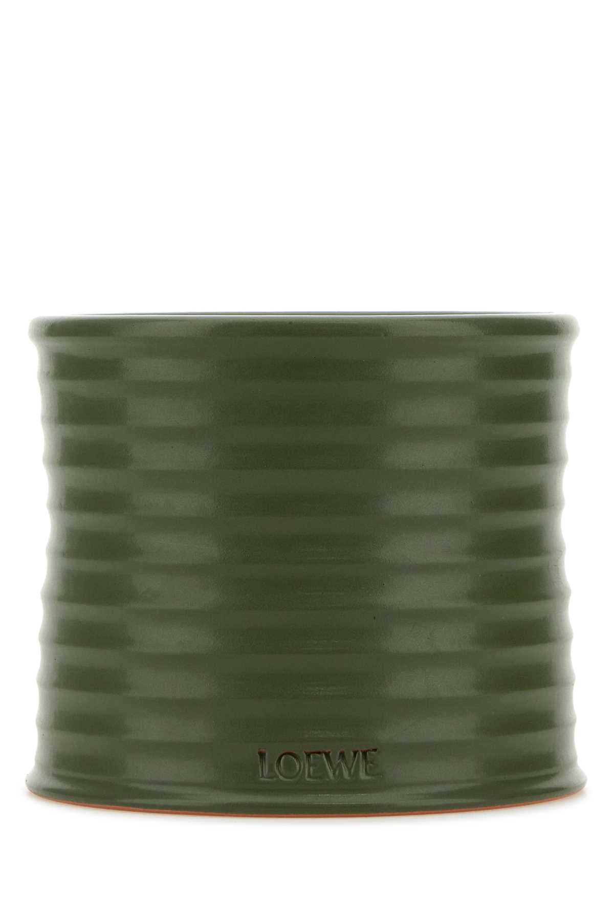 LOEWE LOEWE MEDIUM SCENT OF MARIHUANA CANDLE For UNISEX Exterior: 100% Terracotta Olfactory family: Aromatic