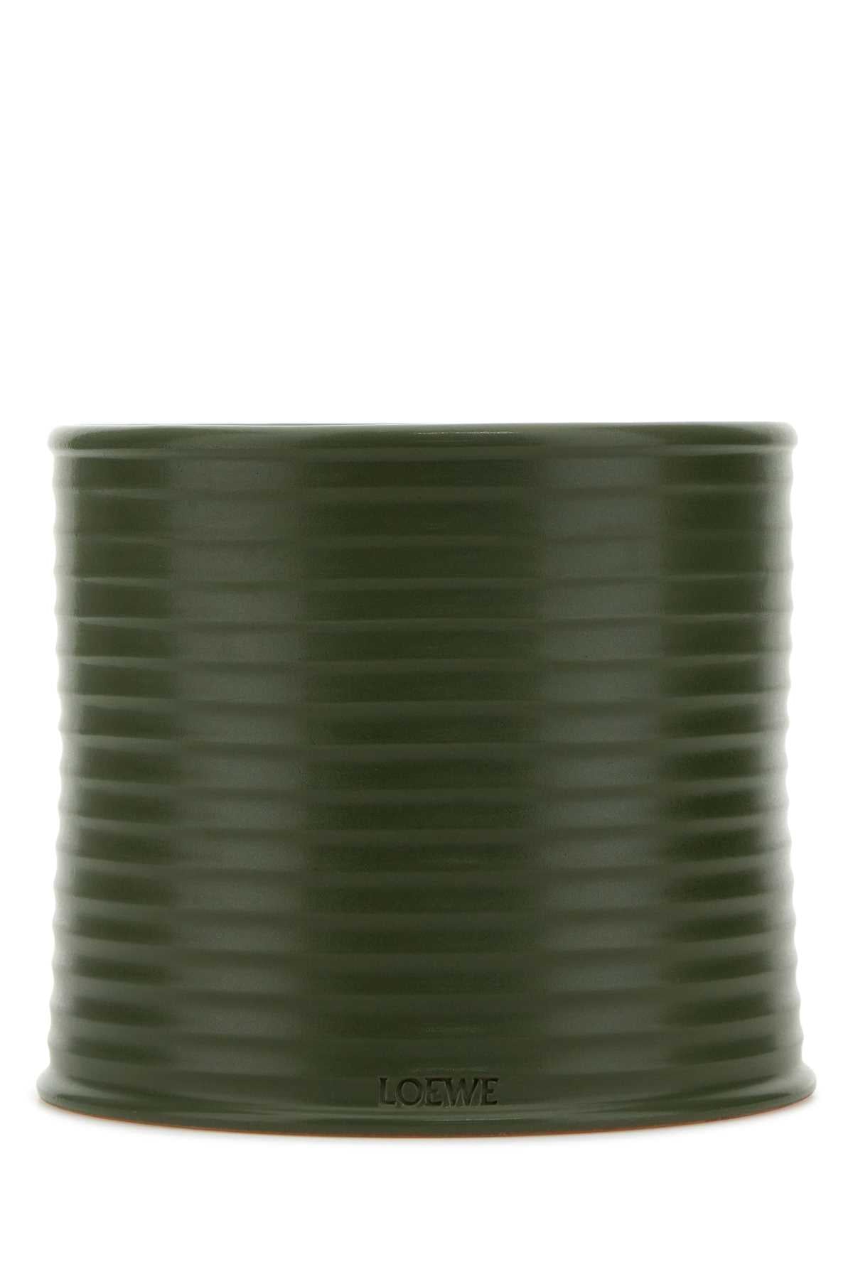 LOEWE LOEWE LARGE SCENT OF MARIHUANA CANDLE For UNISEX Exterior: 100% Terracotta Olfactory family: Aromatic