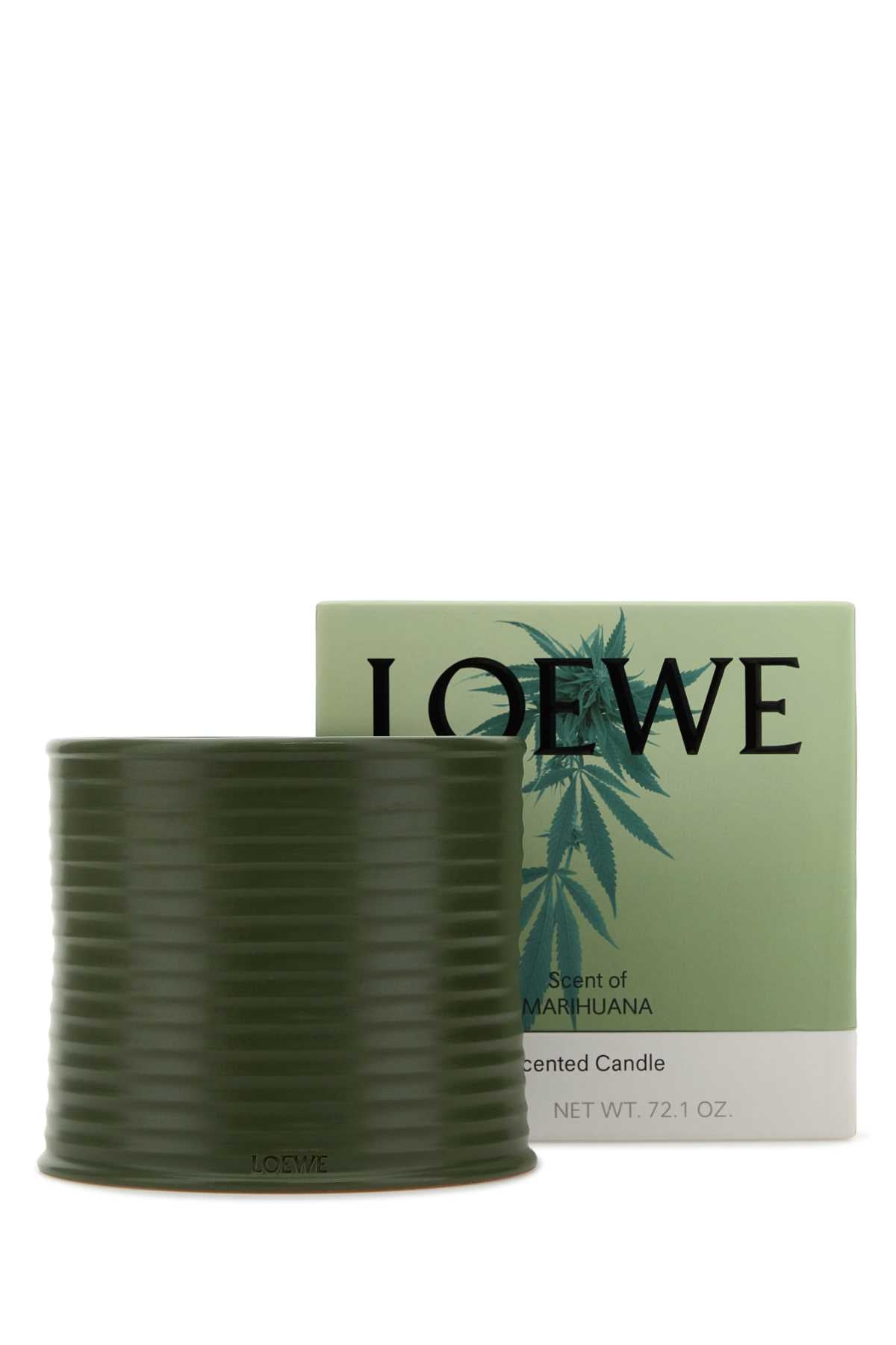 LOEWE LOEWE LARGE SCENT OF MARIHUANA CANDLE For UNISEX Exterior: 100% Terracotta Olfactory family: Aromatic