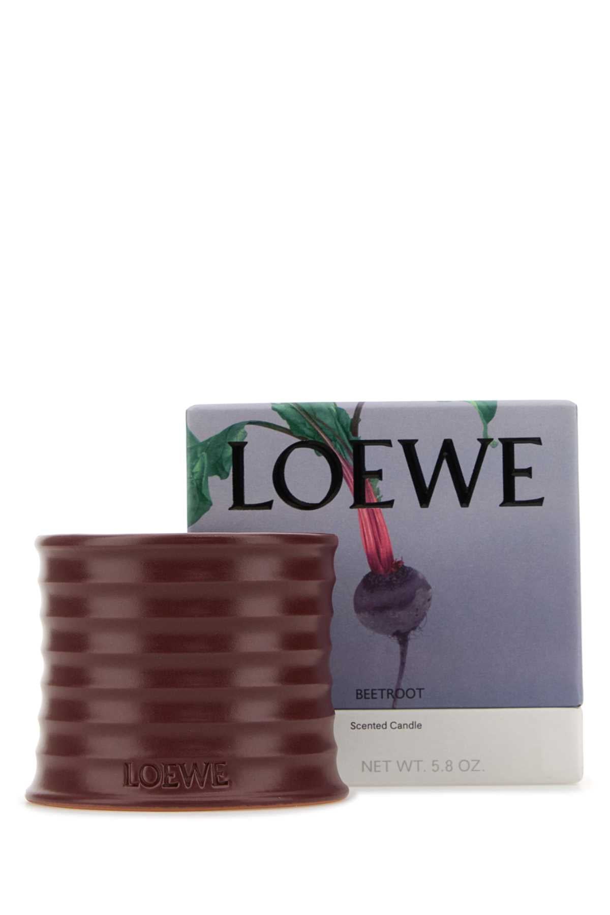 LOEWE LOEWE BEETROOT CANDLE For UNISEX Exterior: 100% Terracotta Olfactory family: Aromatic