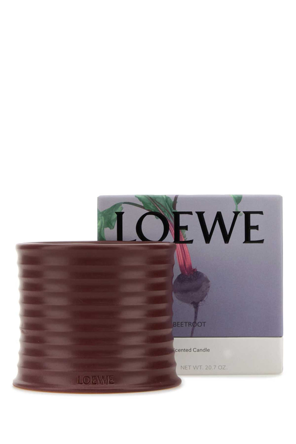 LOEWE LOEWE MEDIUM BEETROOT CANDLE For UNISEX Exterior: 100% Terracotta Olfactory family: Aromatic
