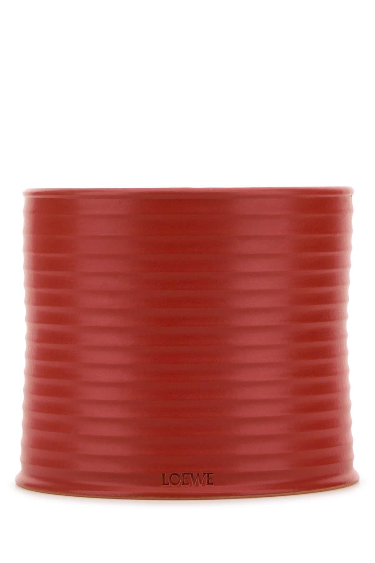 LOEWE LOEWE LARGE TOMATO LEAVES CANDLE For UNISEX Exterior: 100% Terracotta Olfactory family: Green