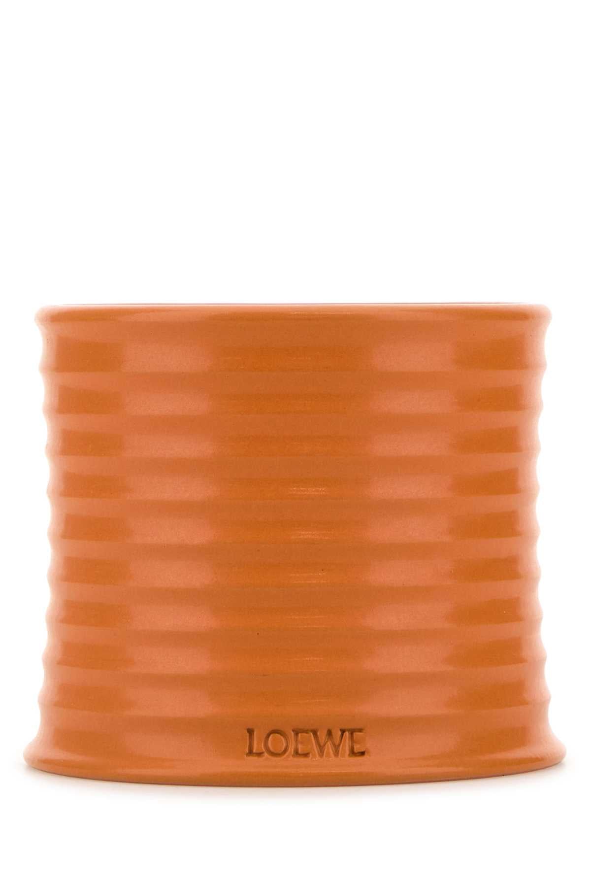 LOEWE LOEWE MEDIUM ORANGE BLOSSOM CANDLE For UNISEX Exterior: 100% Terracotta Olfactory family: Floral