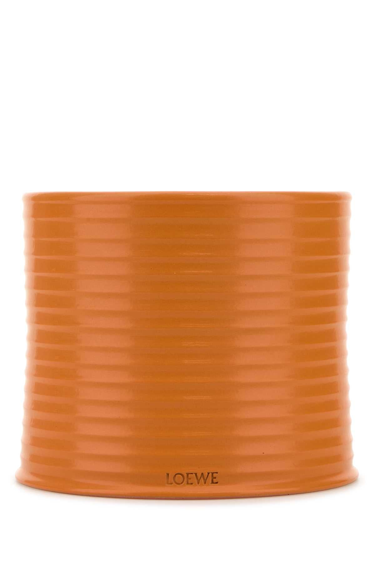 LOEWE LOEWE LARGE ORANGE BLOSSOM CANDLE For UNISEX Exterior: 100% Terracotta Olfactory family: Floral