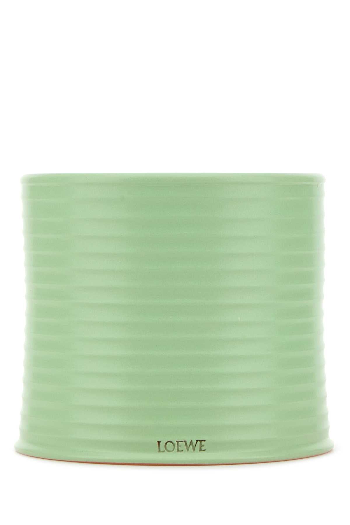 LOEWE LOEWE LARGE CUCUMBER CANDLE For UNISEX Exterior: 100% Terracotta Olfactory family: Natural