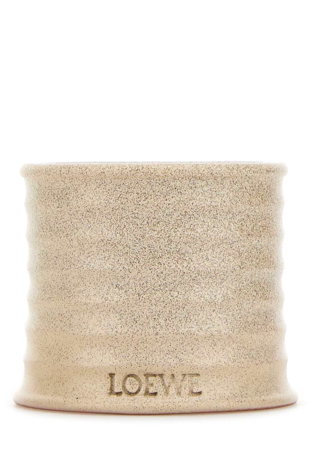 LOEWE LOEWE TUBEROSA TEXTURES CANDLE S For UNISEX Exterior: 100% Terracotta Olfactory family: Floral