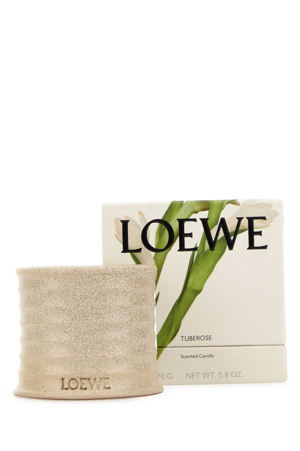 LOEWE LOEWE TUBEROSA TEXTURES CANDLE S For UNISEX Exterior: 100% Terracotta Olfactory family: Floral