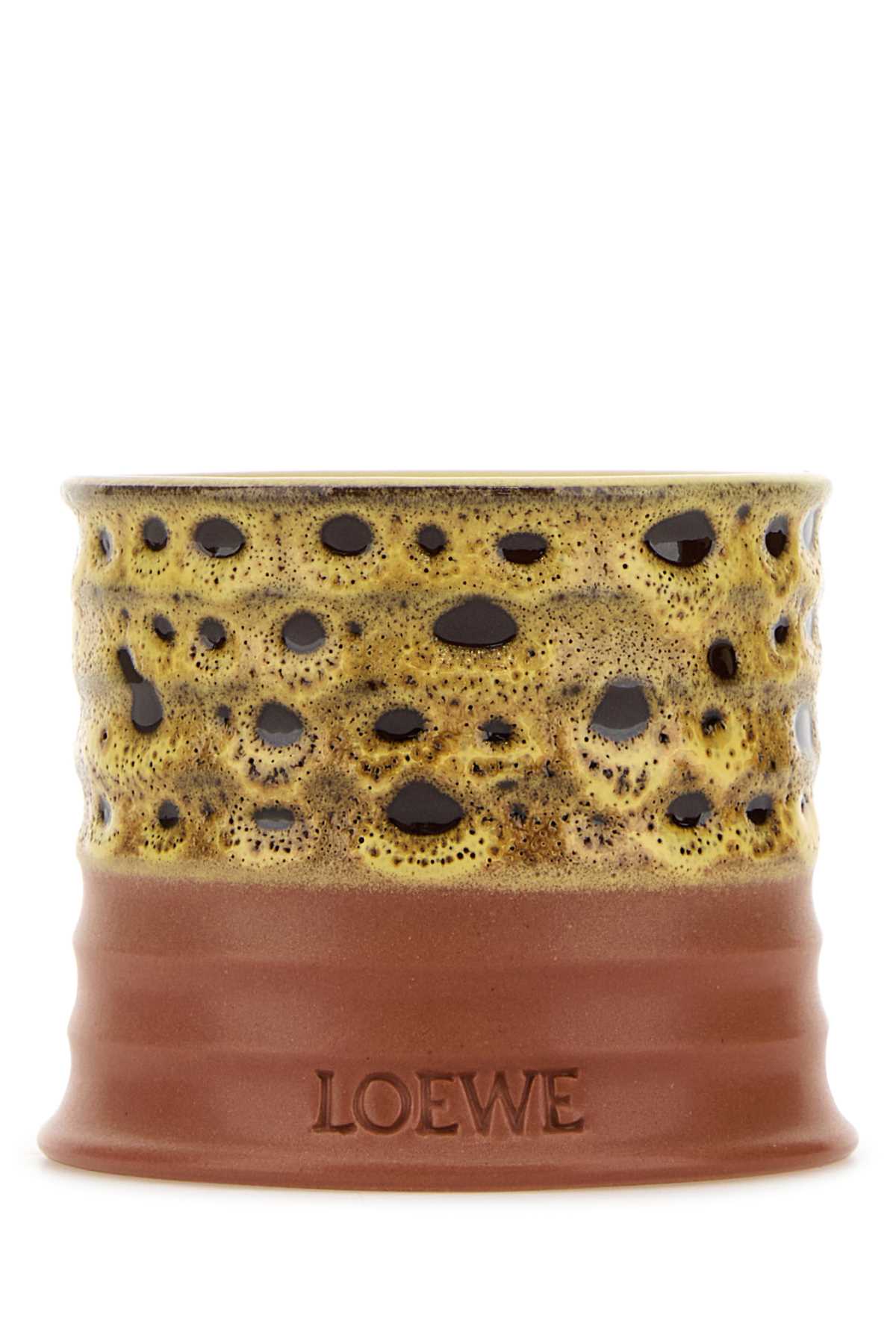 LOEWE LOEWE MIMOSA TEXTURES CANDLE S For UNISEX Exterior: 100% Terracotta Olfactory family: Floral