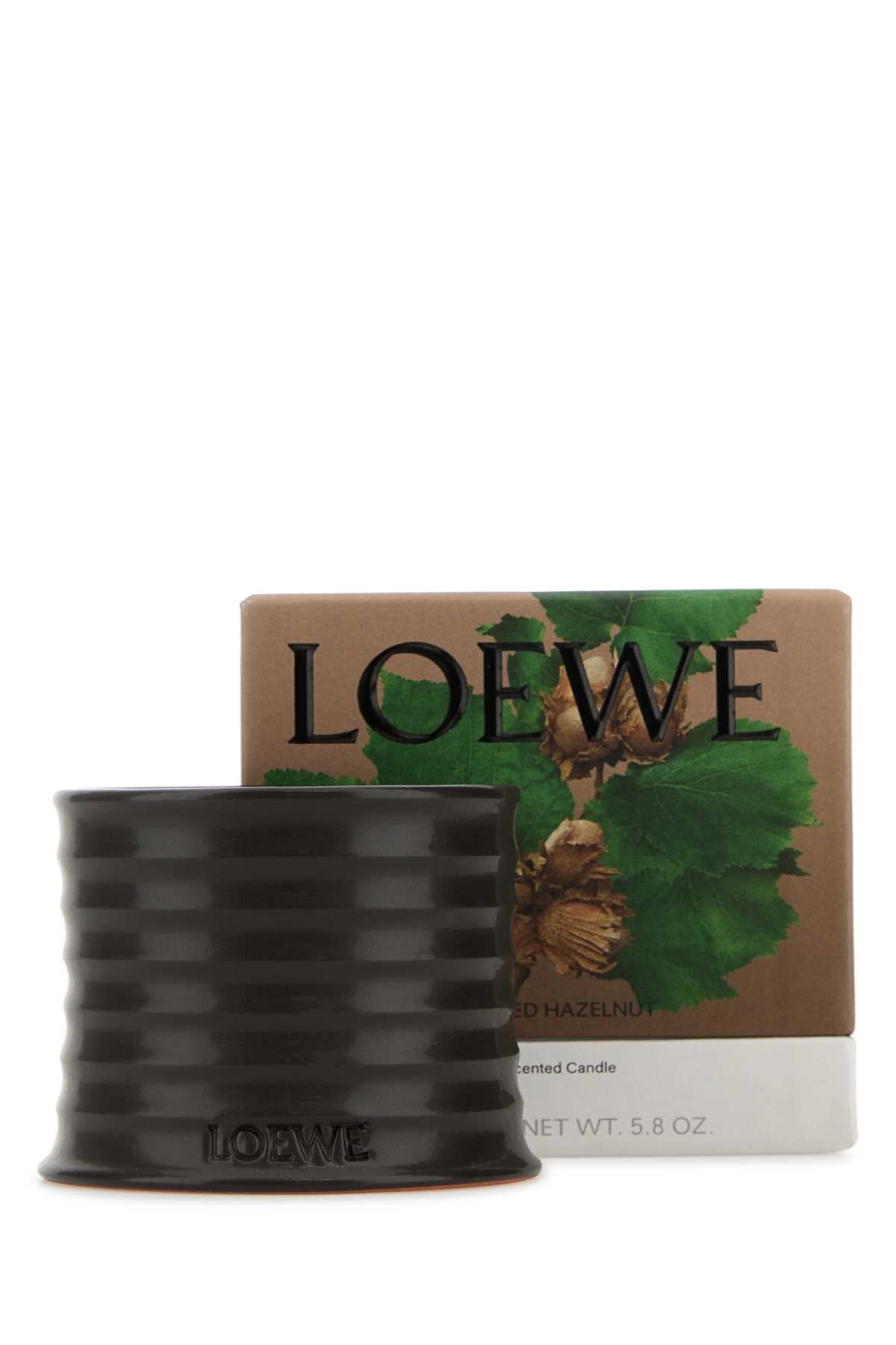 LOEWE LOEWE HAZELNUT CANDLE For UNISEX Exterior: 100% Terracotta Olfactory family: Woody