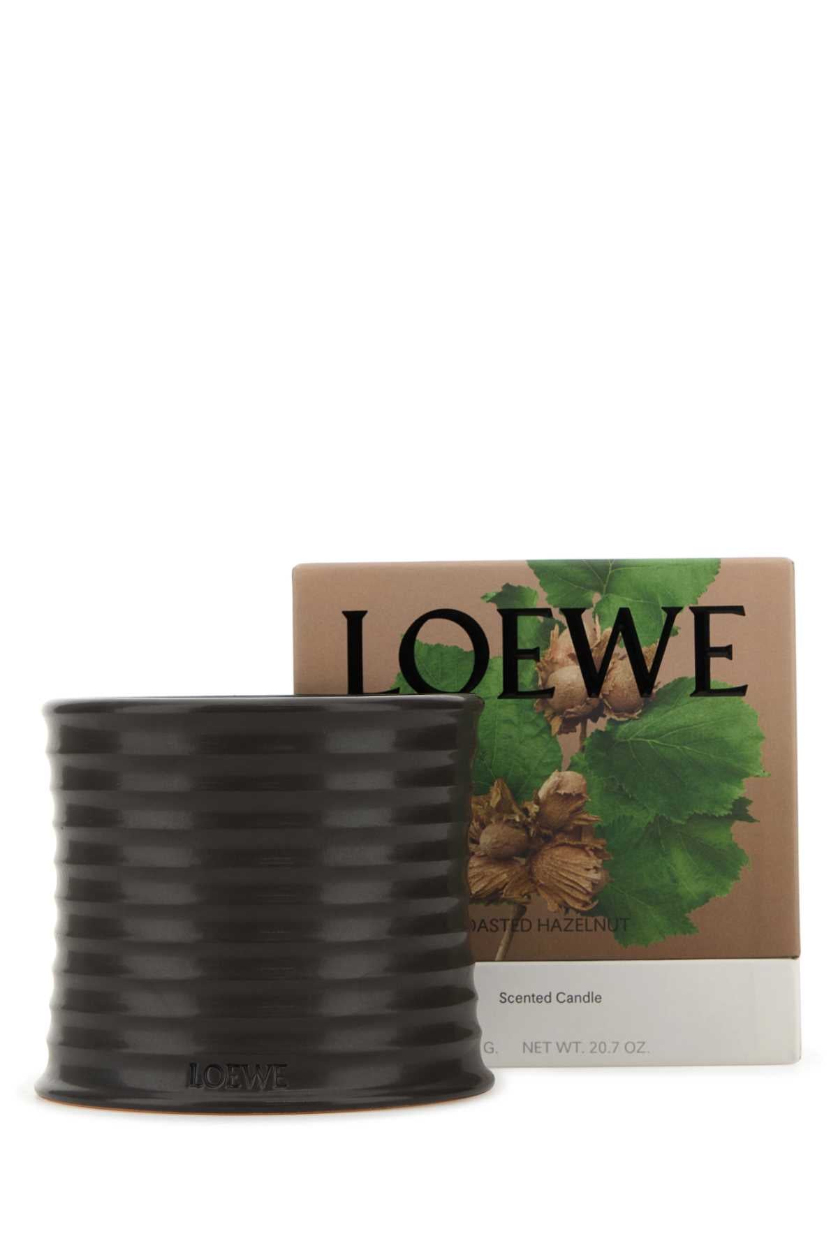 LOEWE LOEWE MEDIUM HAZELNUT CANDLE For UNISEX Exterior: 100% Terracotta Olfactory family: Woody
