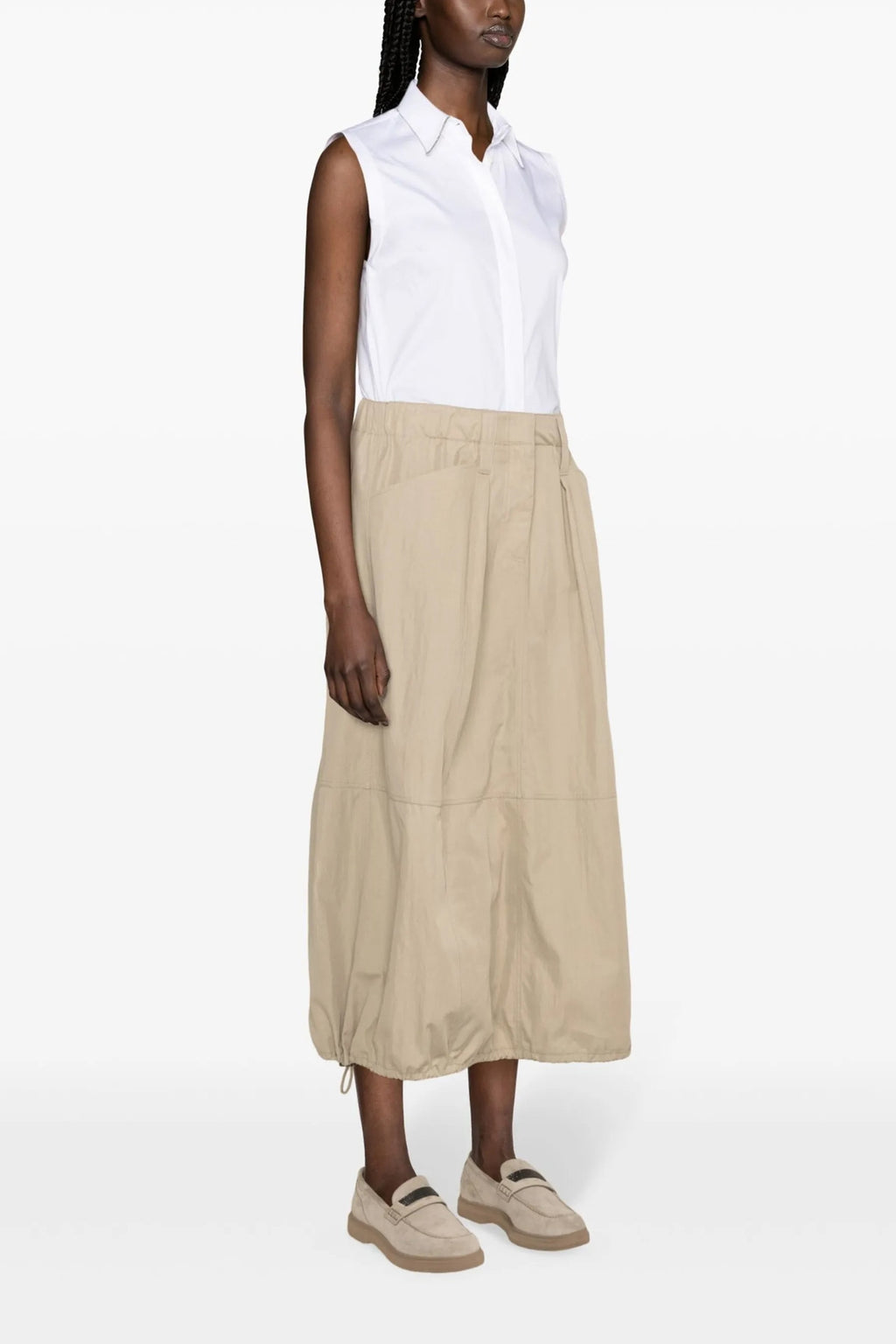 BRUNELLO CUCINELLI Monile Shirt For Women 72% cotton 23% polyamide 5% elastane