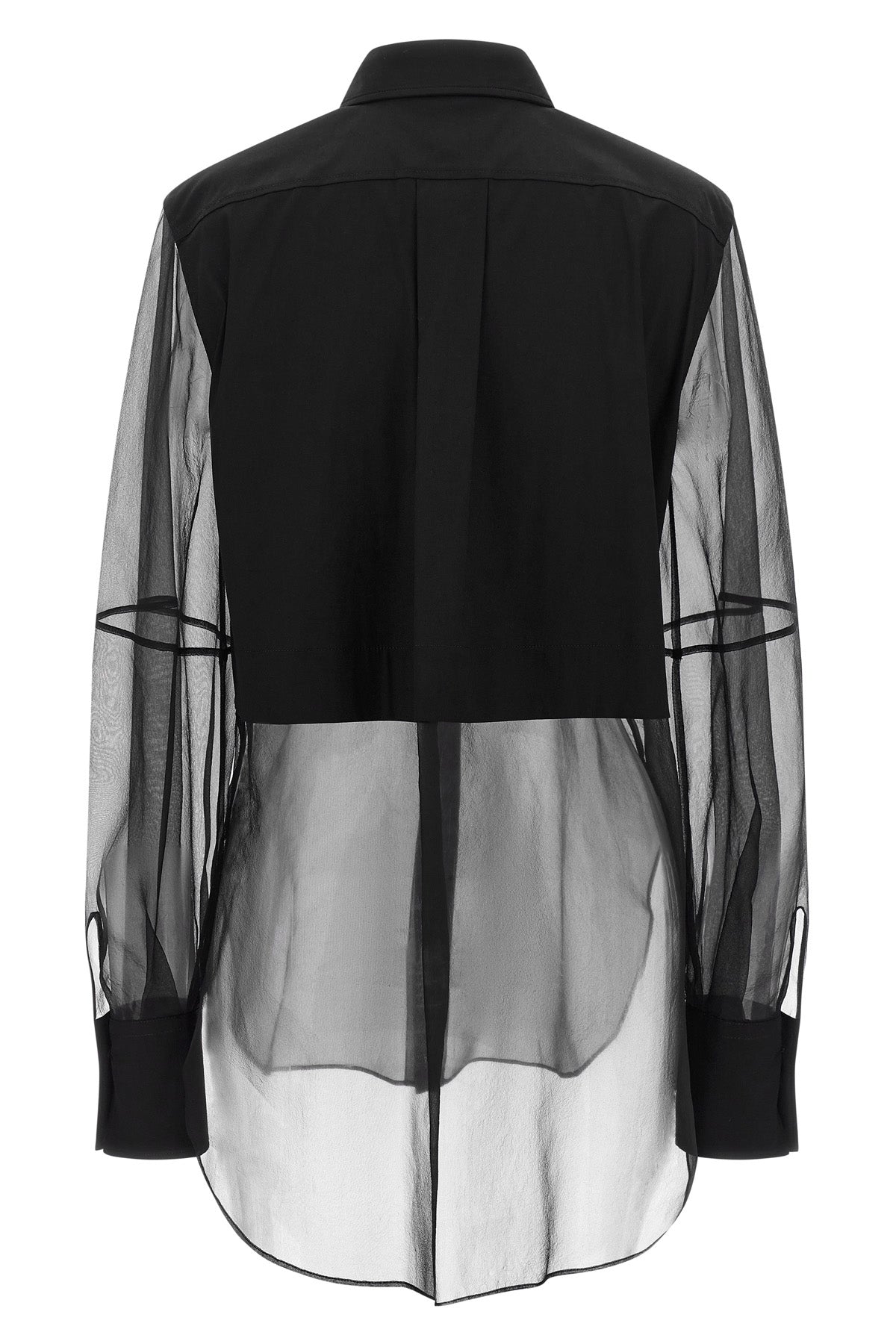BRUNELLO CUCINELLI 'Shiny Trims' shirt For Women 72% cotton 23% polyamide 5% elastane