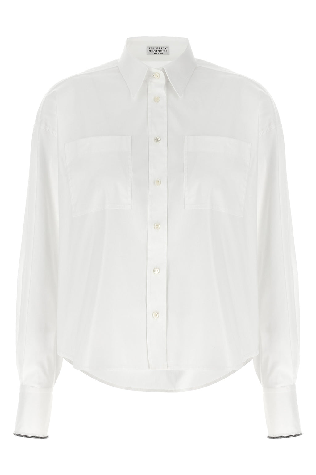 BRUNELLO CUCINELLI Monile Shirt For Women 72% cotton 23% polyamide 5% elastane