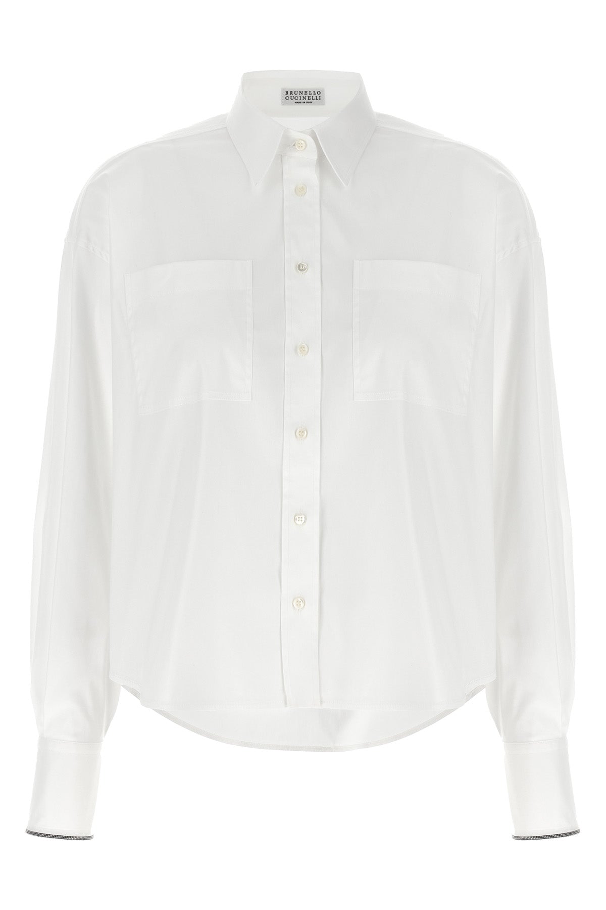 BRUNELLO CUCINELLI Monile Shirt For Women 72% cotton 23% polyamide 5% elastane