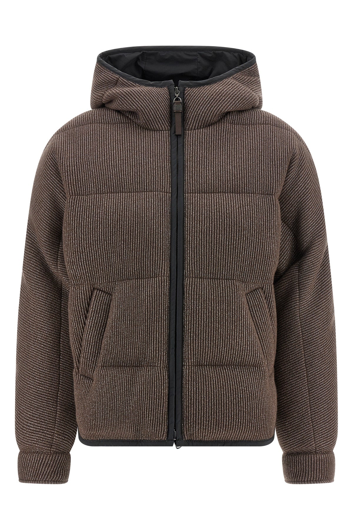 BRUNELLO CUCINELLI Lame wool down jacket