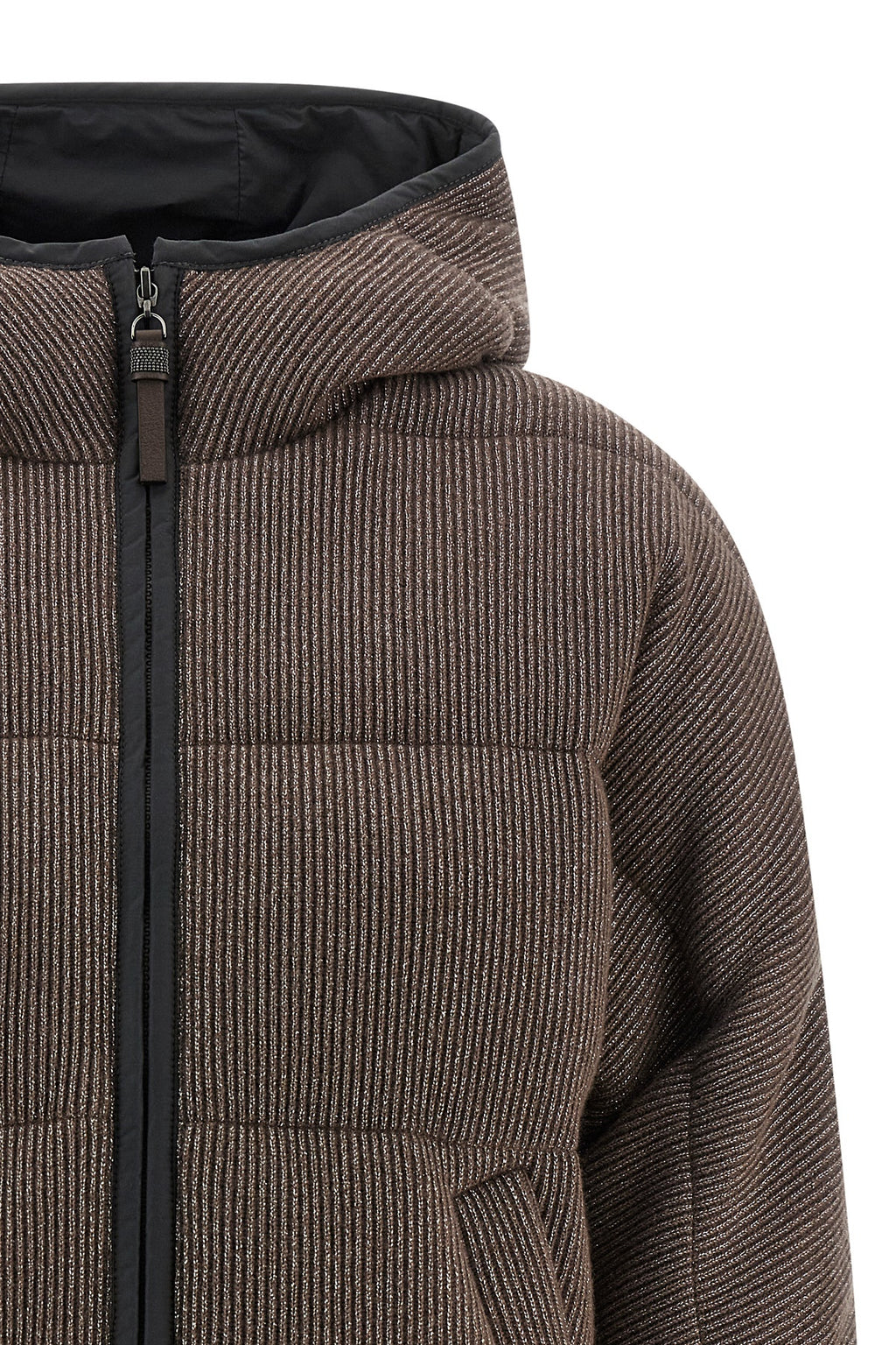 BRUNELLO CUCINELLI Lame wool down jacket