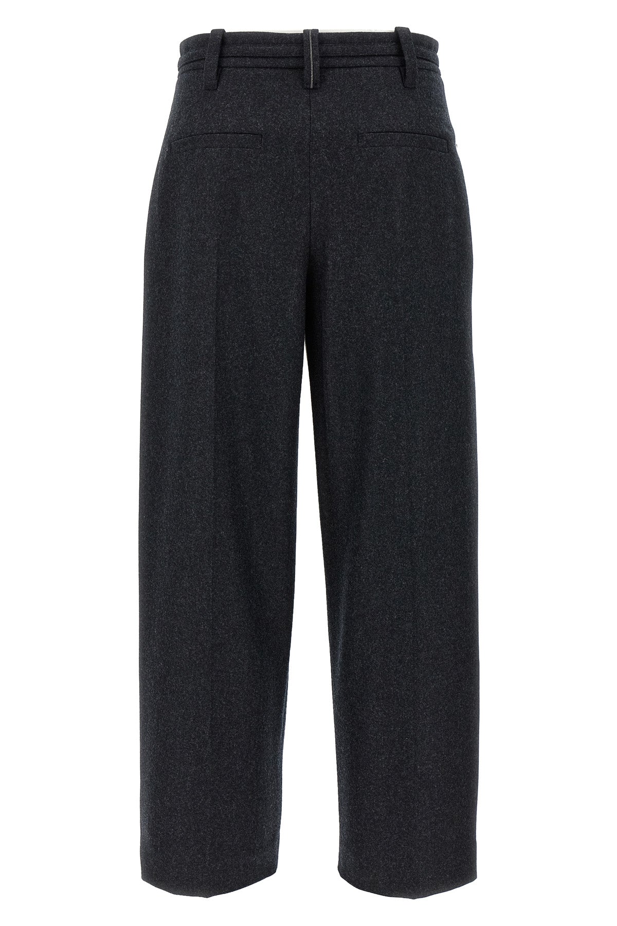 BRUNELLO CUCINELLI 'Straight Crop' pants For Women 100% virgin wool