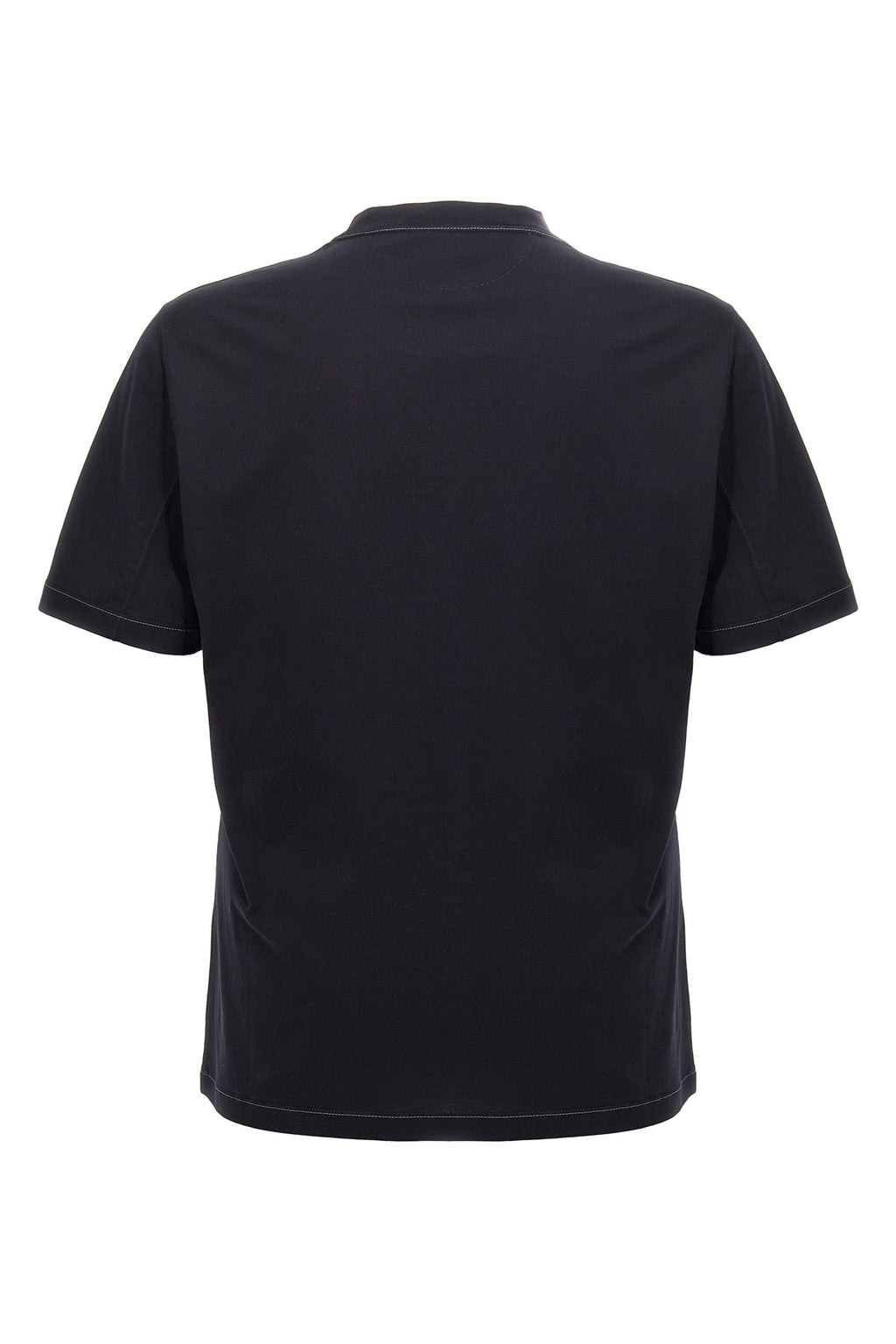 BRUNELLO CUCINELLI Logo embroidery t-shirt For Men 100% cotton