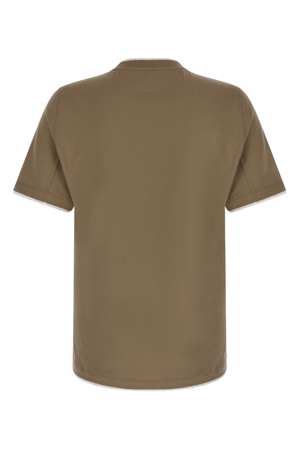 BRUNELLO CUCINELLI Double layer t-shirt For Men 100% cotton