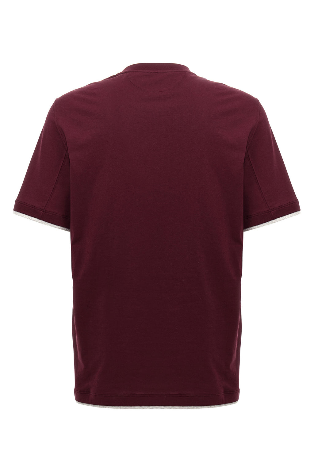 BRUNELLO CUCINELLI Double layer t-shirt