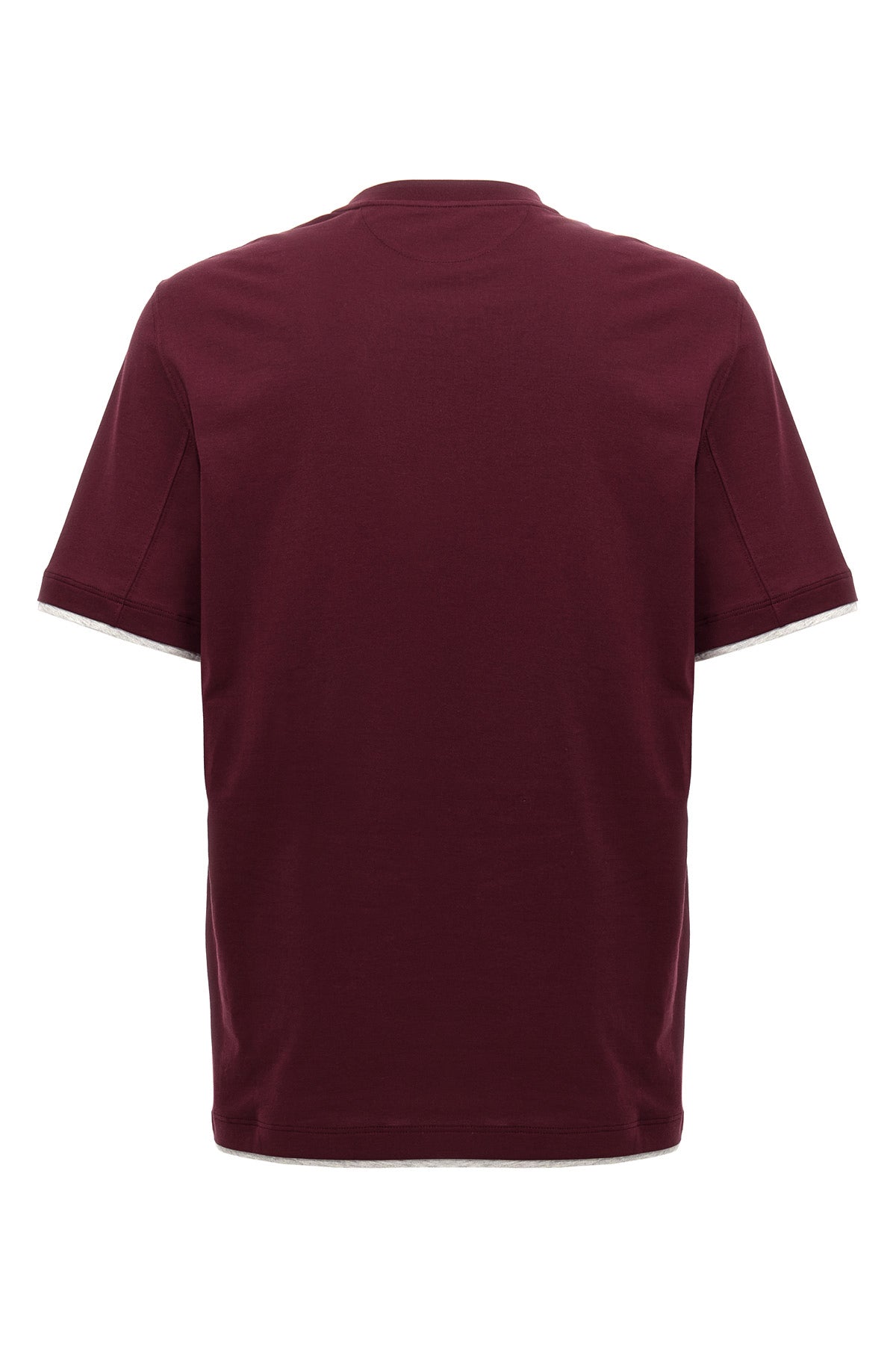 BRUNELLO CUCINELLI Double layer t-shirt