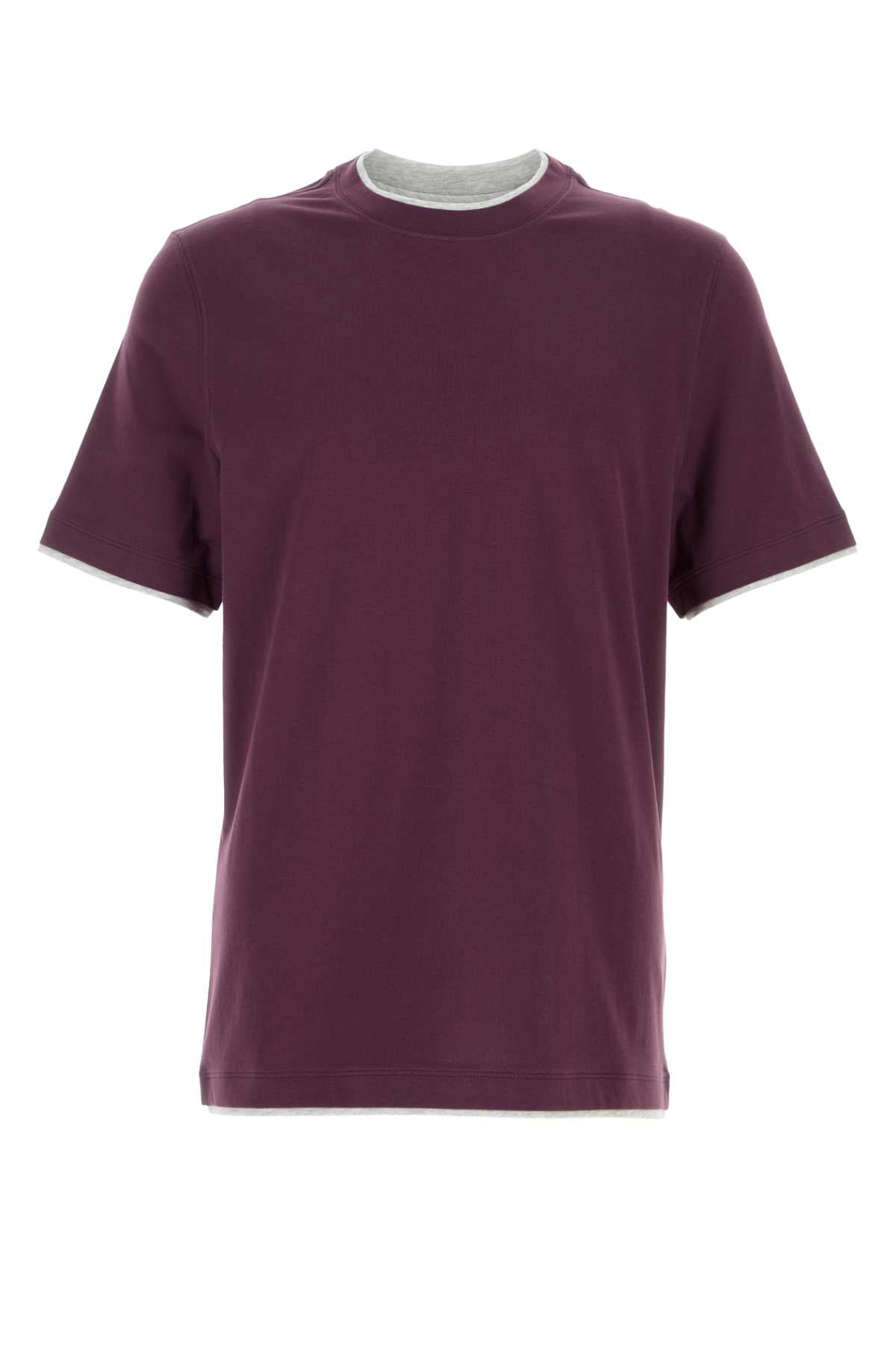 BRUNELLO CUCINELLI T-SHIRT For Men Exterior: 100% Cotton
