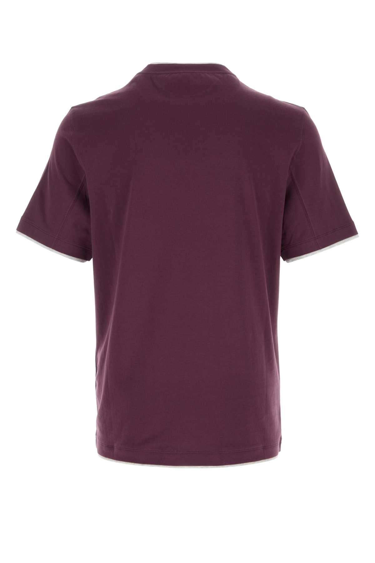 BRUNELLO CUCINELLI T-SHIRT For Men Exterior: 100% Cotton