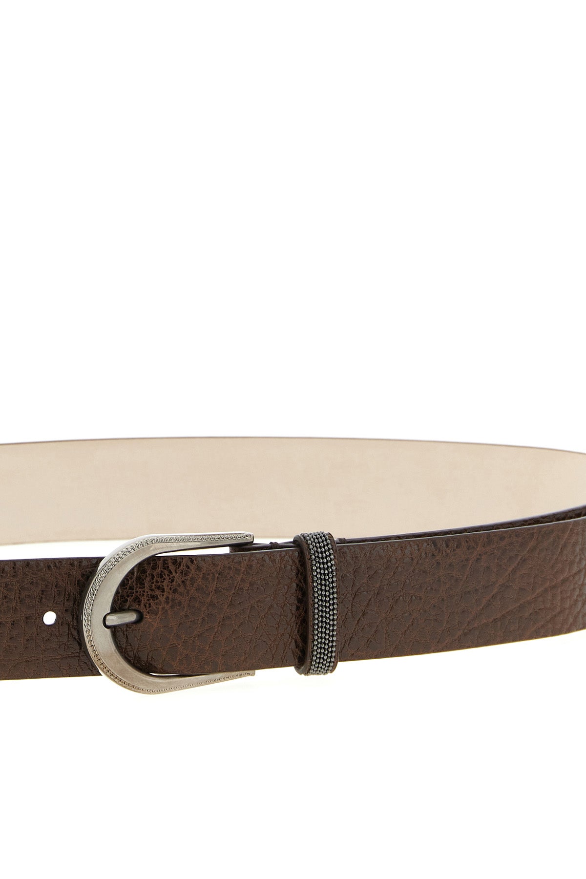 BRUNELLO CUCINELLI 'Glossy' jewel belt For Women 100% calfskin leather (Bos Taurus)