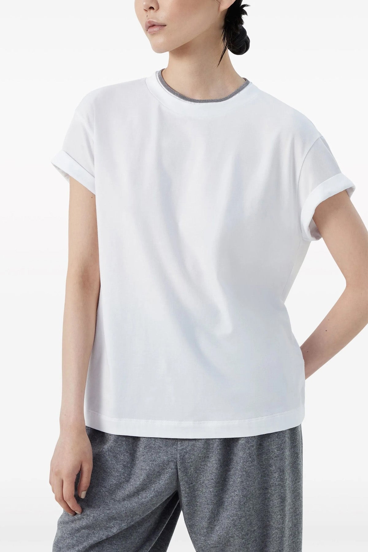BRUNELLO CUCINELLI ‘Monile’ jersey T-shirt
