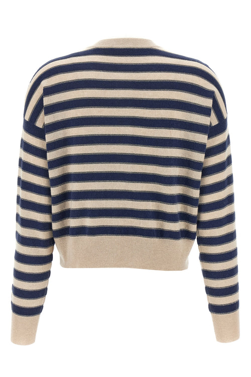 BRUNELLO CUCINELLI 'Sparkling Stripes' cardigan For Women 100% cashmere