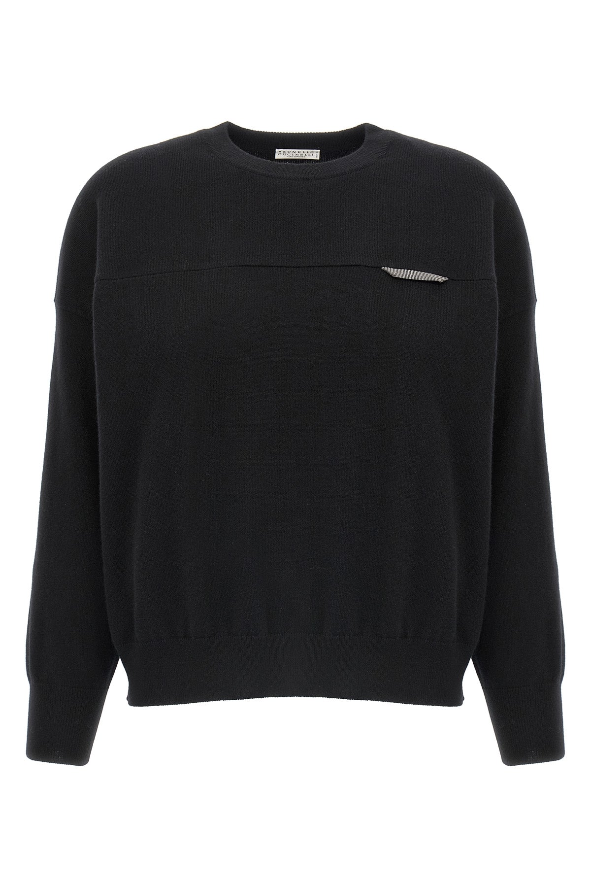 BRUNELLO CUCINELLI Monile crop sweater