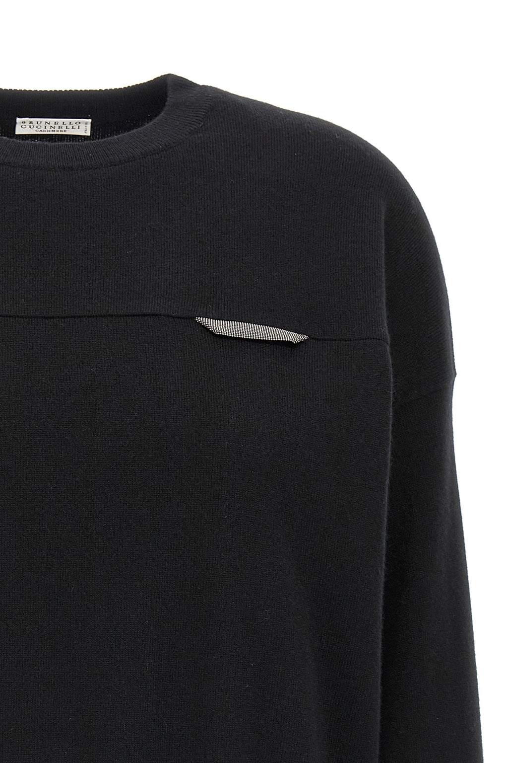 BRUNELLO CUCINELLI Monile crop sweater For Women 100% cashmere