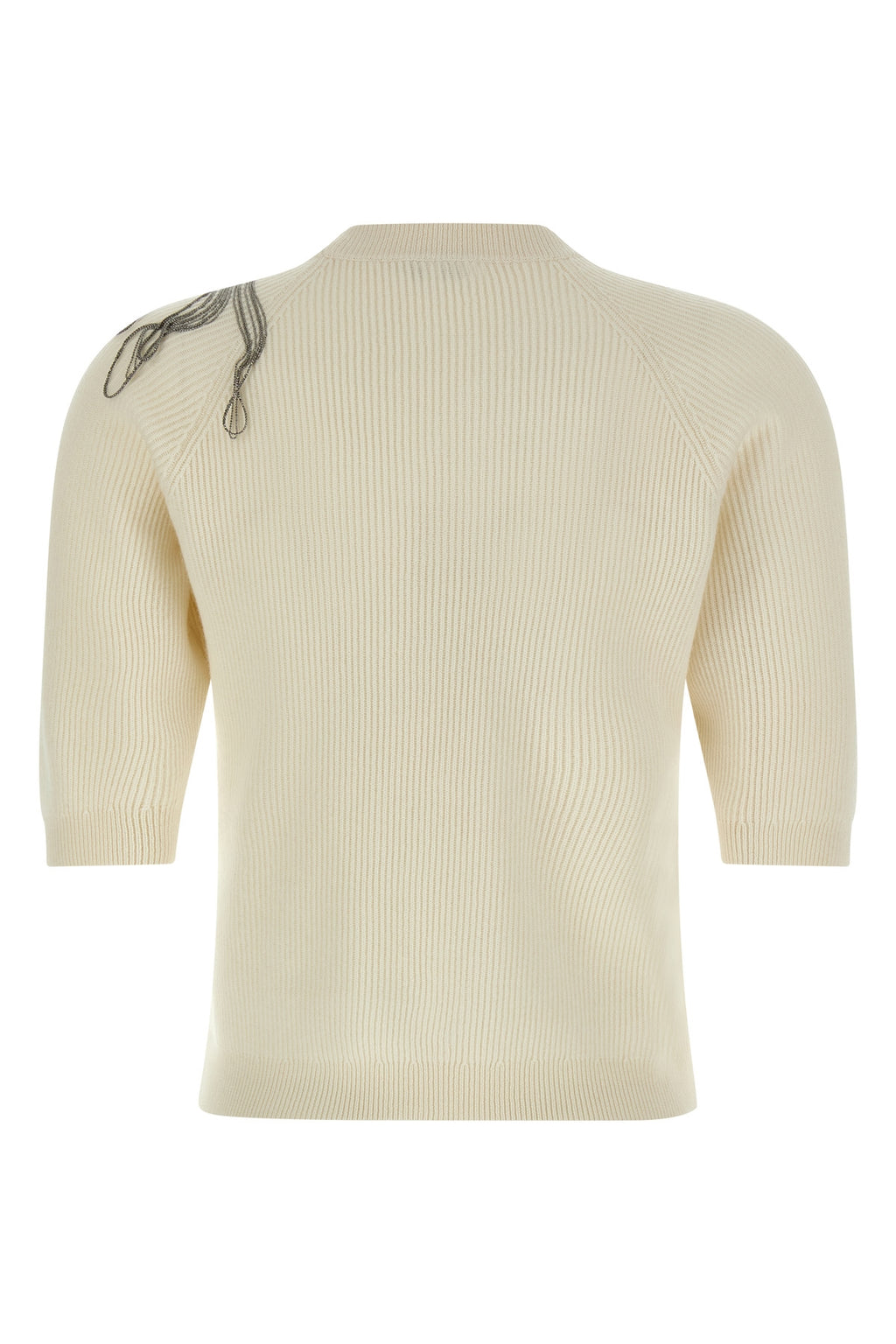BRUNELLO CUCINELLI 'Shiny Flower Embroidery' sweater For Women 100% cashmere