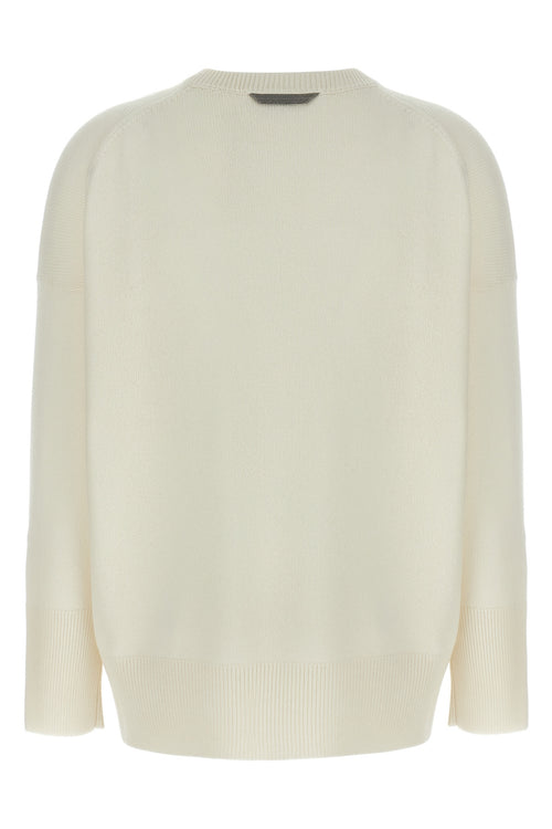 BRUNELLO CUCINELLI 'Monile' detail sweater For Women 100% cashmere