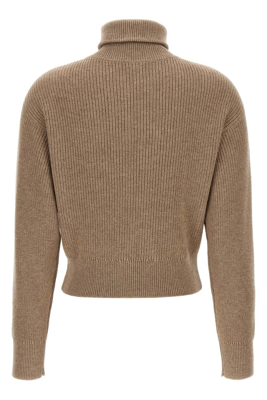 BRUNELLO CUCINELLI 'Shiny Flap Detail' cropped cardigan For Women 100% cashmere