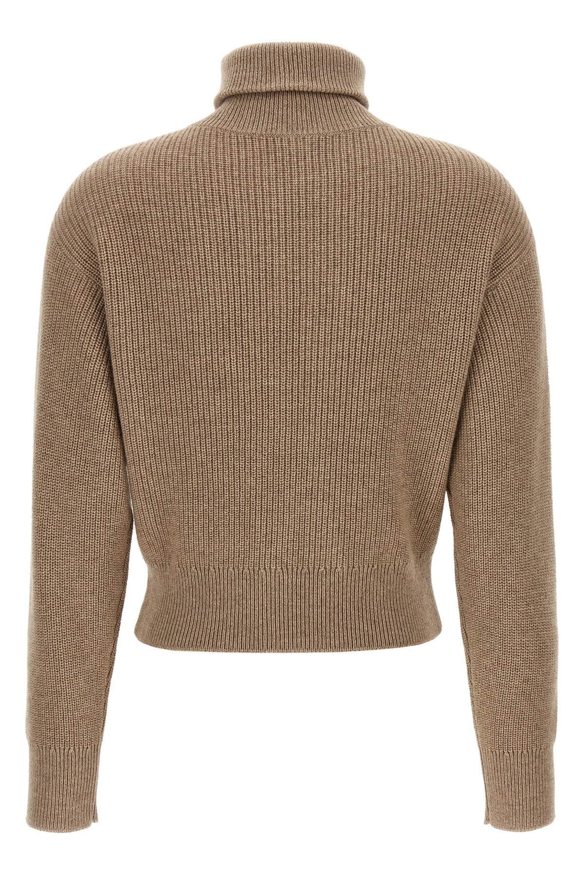 BRUNELLO CUCINELLI 'Shiny Flap Detail' cropped cardigan For Women 100% cashmere