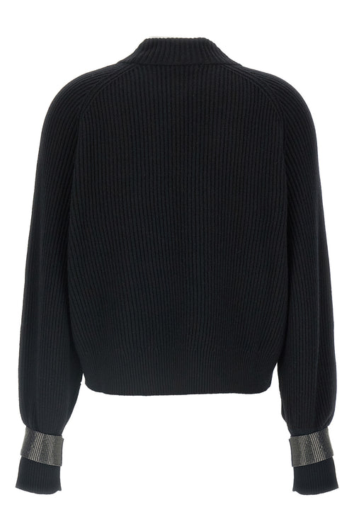 BRUNELLO CUCINELLI 'Monile' cuffs sweater For Women 100% cashmere